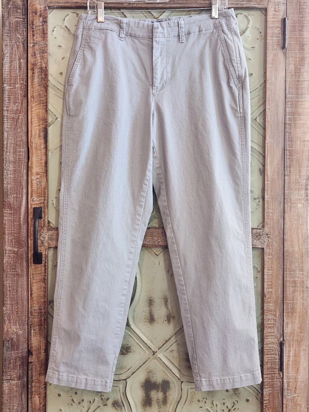 Lands' End Classic Gray Chinos / Trousers | Size 10